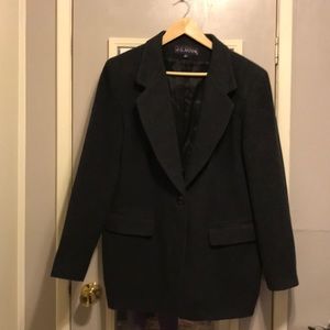 Charcoal grey women’s suit coat